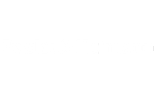 Logo von Basler & Hofmann in weißer Schrift auf schwarzem Hintergrund.