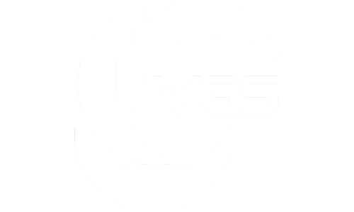 VGS-Logo in weißer Farbgebung mit stilisierten Elementen und Schriftzug auf transparentem Hintergrund.