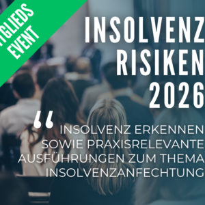 Insolvenzrisiken 2026